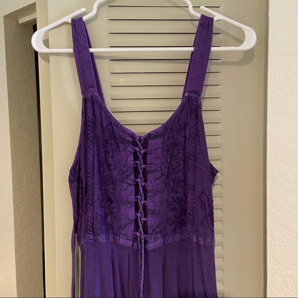 Purple Renaissance Corset Dress